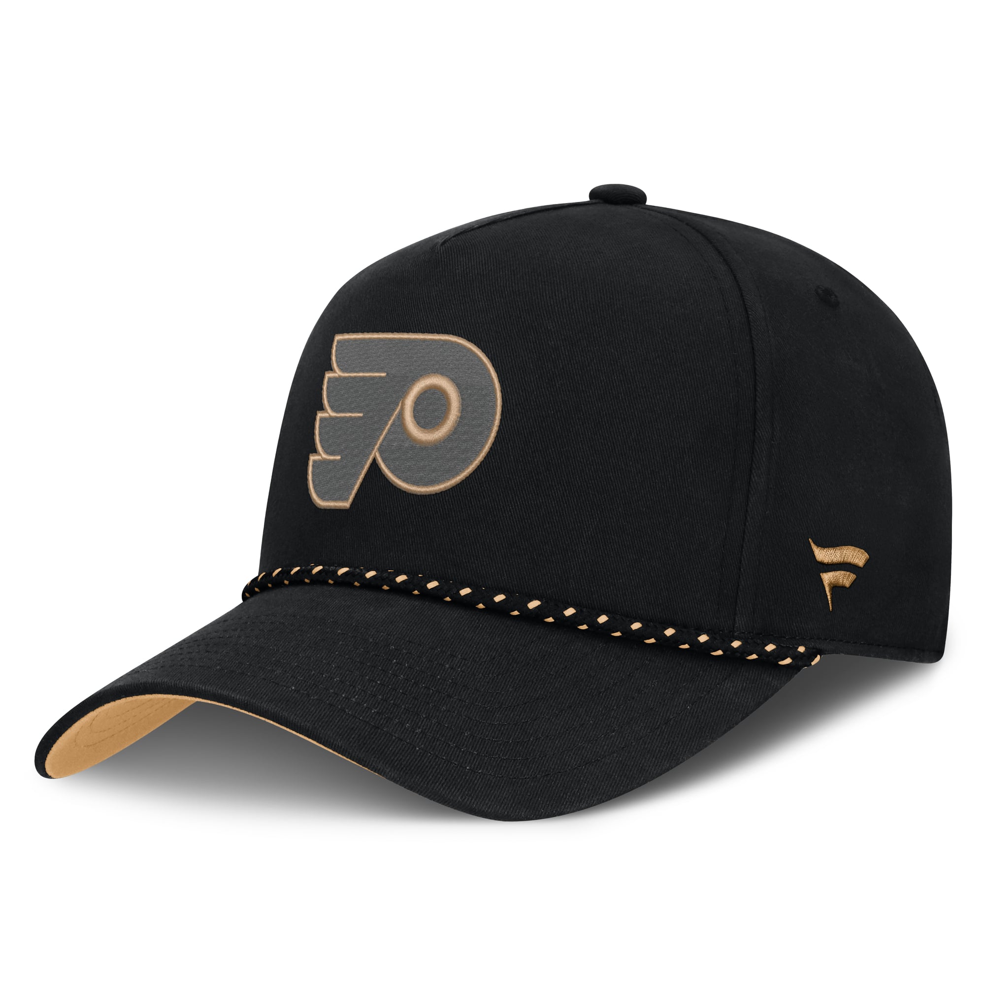Men's Fanatics  Black Philadelphia Flyers Military Appreciation Authentic Pro A-Frame Adjustable Hat